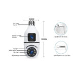Wireless 360-Degree Pan-Tilt-Zoom Smart Camera with Dual Lenses and IP Connectivity - Image 5