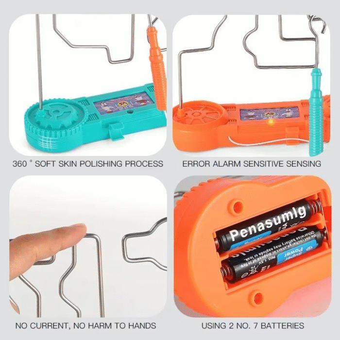 Bump Maze, Montessori Toy Electric Wire Maze Roller Game Touch Maze Puzzle Toy Collision Game Education Concentration Toy (Random Color) - Image 5