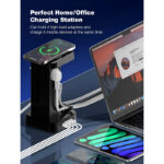 LDNIO SEW 4485 Multifunctional Smart Tower Power Strip with 2500W Surge Protection and Wireless Charging - Image 12