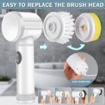 Magic Brush Wireless Battery Cleaning Brush Bathtub Tile Professional Cleaning Brush Rechargeable - Image 3