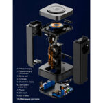 LDNIO SEW 4485 Multifunctional Smart Tower Power Strip with 2500W Surge Protection and Wireless Charging - Image 17