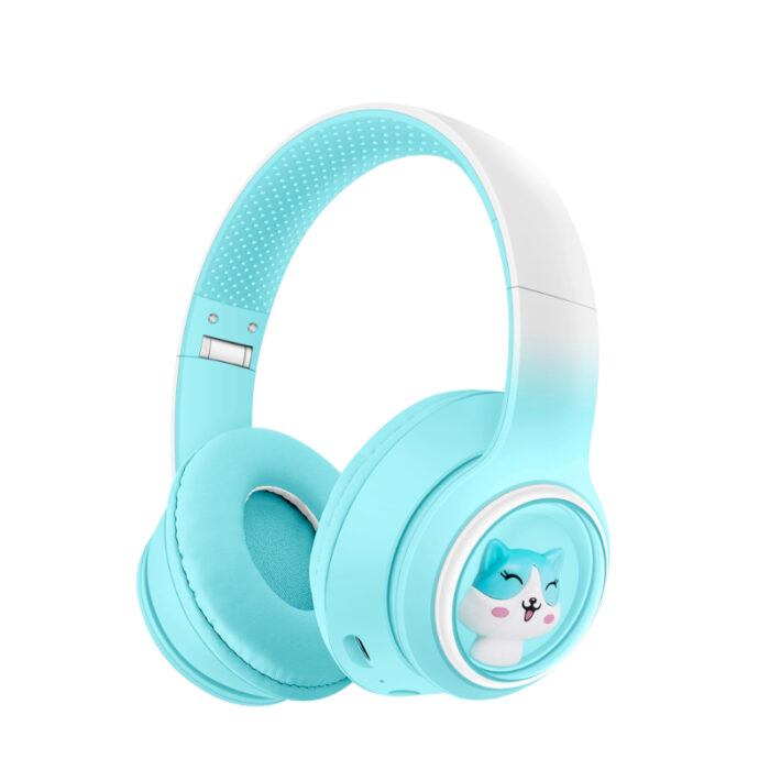 AKZ-08 Adorable Cartoon Design Bluetooth 5.3 Wireless Headphones with Hi-Res Audio, Long Battery Life, and Built-in Mic - Image 7