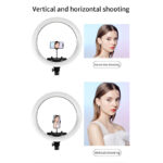 MJ18 45 CM RGB LED Soft Ring Light with 3 Phone Holders and Remote Control - Image 13