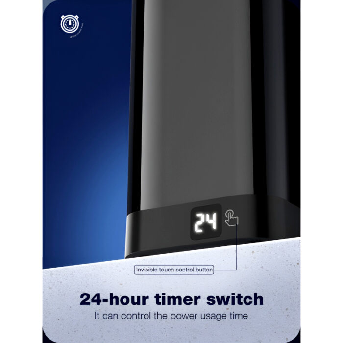 LDNIO SEW 4485 Multifunctional Smart Tower Power Strip with 2500W Surge Protection and Wireless Charging - Image 3