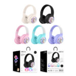 AKZ-52 Cute Cartoon Bluetooth 5.3 Wireless Headphones with HiFi Sound, TF Card Slot and Foldable Design - Image 2