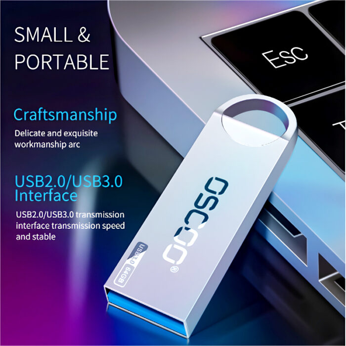 OSCOO OO2U-2 Metal USB 3.0 Flash Drive - 100% Original, 32/64/128GB High-Speed Pen Drive Memory Stick - Image 11