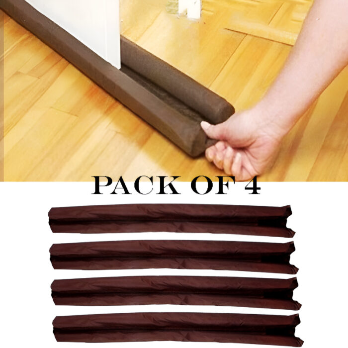 Pack of 4pcs Good Quality 30mm Thickness 39 Inches Wide Door Bottom Sealing Strip Guard - Image 8