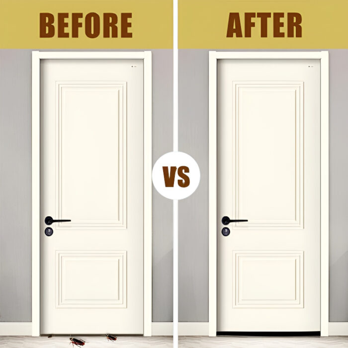 Pack of 4pcs Good Quality 30mm Thickness 39 Inches Wide Door Bottom Sealing Strip Guard - Image 9