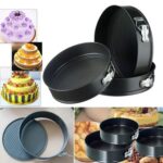 Set of 3 Nonstick Round Shape Cake Mould Cake Pan for Baking Cake at home