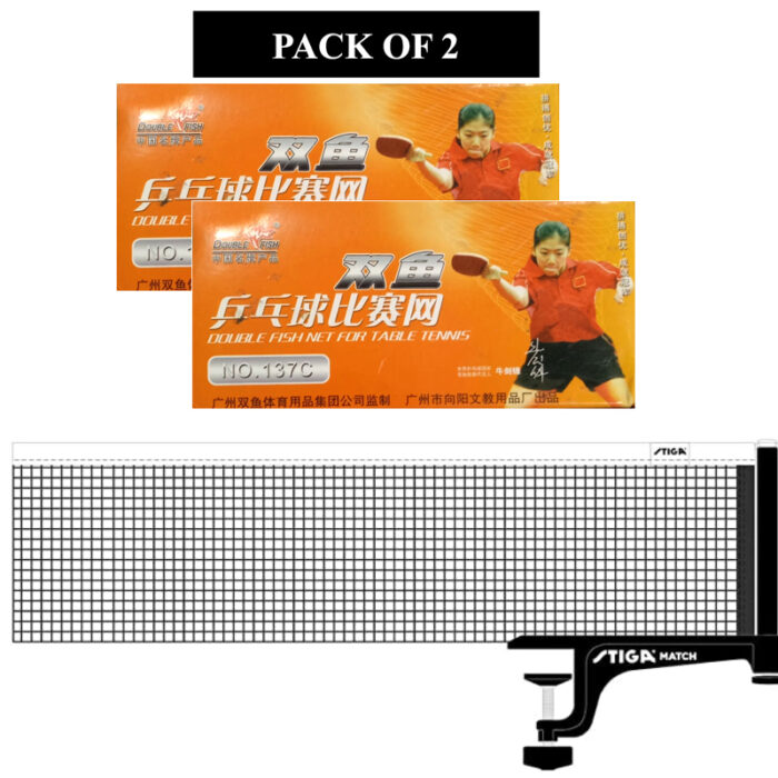 Pack of 2 Adjustable Easy Set-Up Table Tennis Ping-Pong Net Set - Image 10
