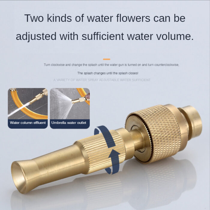 High Pressure Full Copper Material Water Spray Nozzle - Image 9