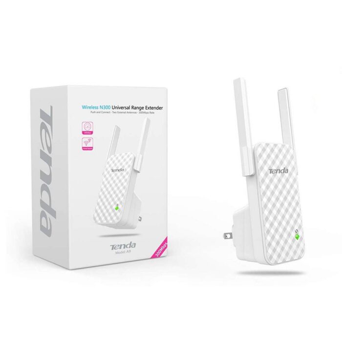 Tenda Wireless A9 N300 Universal Range Extender - Image 1
