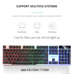 TX35 Limeide RGB Suspension Backlit Lightweight Luminous Wired Gaming Keyboard - Image 13