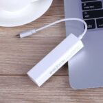 USB Type C To USB RJ45 Ethernet Lan Adapter Hub Cable For MacBook PC