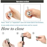 Magic Extendable Metal Stick for Self Defence and Fun Magic Pocket Stick (Silver) - Image 6