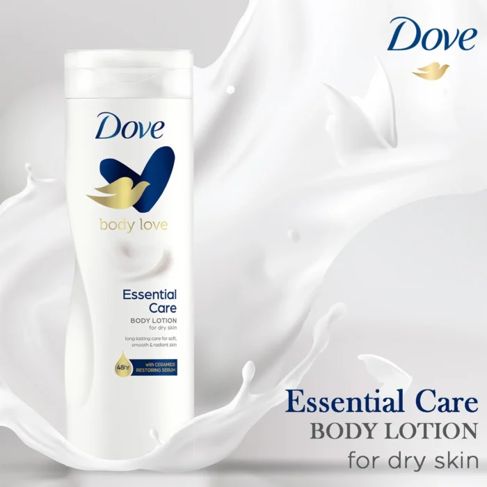 Dove Body Love Essential Care Nourishing Body Lotion for Dry Skin - Image 1