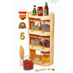 Pretty Neat 4 Tier New Vertical Style Spice Rack 6 PCs Set - Image 4