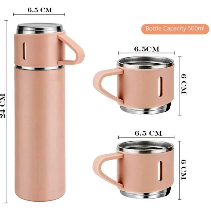 500ml High Quality Food Grade Stainless Steel Vacuum Flask Set - Image 10