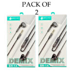 Pack Of 2 SOVO SH-14 DEMIX Stereo Sound Handsfree - Image 7