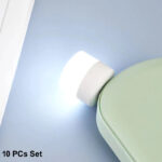 Pack of 10 Mini USB LED Night Lights – Compact Plug-in Lamps for Bedroom, Office, and Travel - Image 14