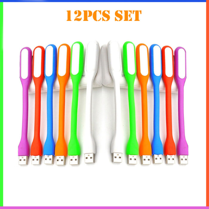 12Pcs Mini Portable USB LED Light Lamp For Power Bank Computer Notebook Laptop Reading - Image 8