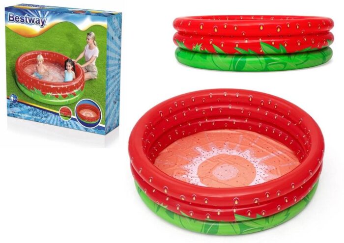 Bestway 51145 Strawberry Inflatable Pool For Children 160 Cm X 38 Cm - Image 1