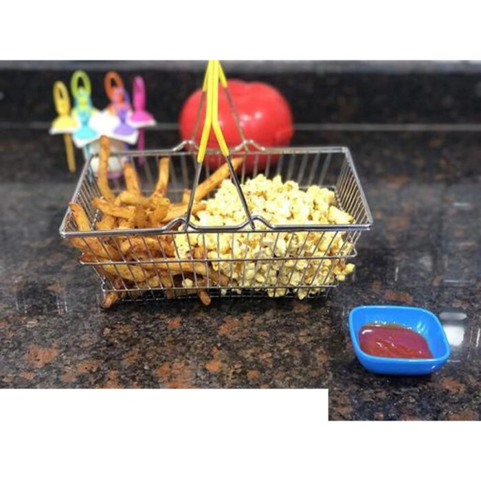 Mini Multi-Purpose Portable Stainless Steel Hand Carry Fry Basket - Image 7