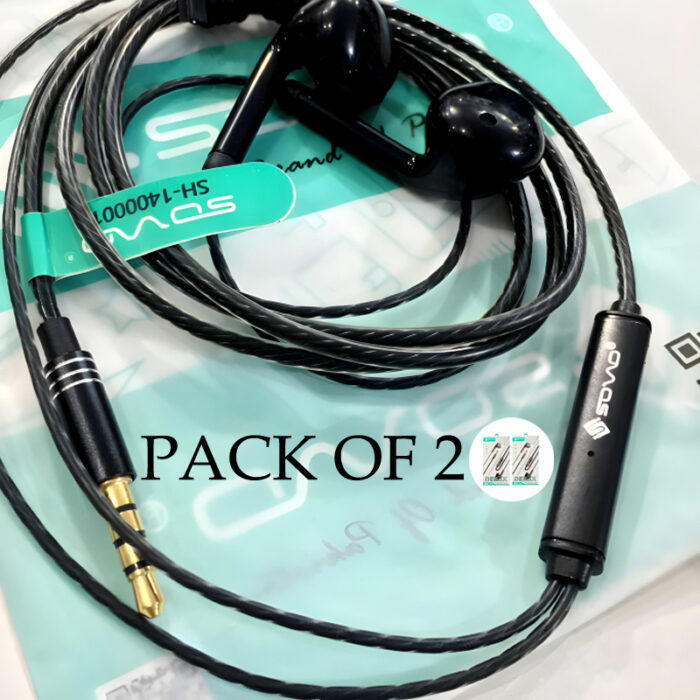 Pack Of 2 SOVO SH-14 DEMIX Stereo Sound Handsfree - Image 8