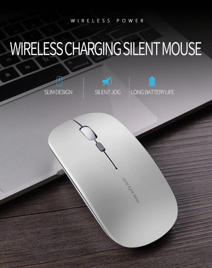 1600 DPI USB Optical Wireless Computer Mouse 2.4G Receiver Super Slim Mouse For PC Laptop - Image 1