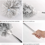 Extendable Telescope Microfiber Duster Long Handle For Cleaning Dust, Dirt And Stains - Image 6