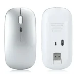 Anxin Rechargeable Wireless Bluetooth Mouse – 2.4G USB Mouse for Laptop, PC, Tablet, and Mobile Devices (Android & iOS Compatible)(Random Color)(Original China) - Image 4