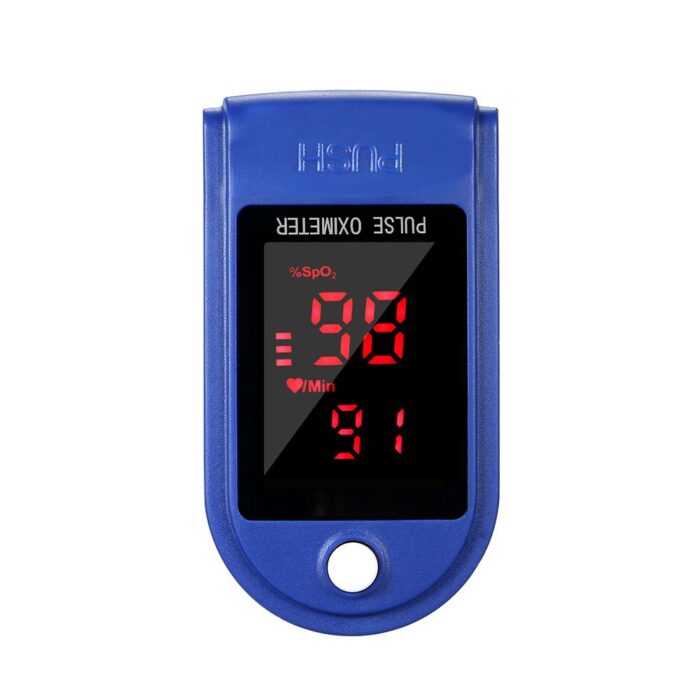 Fingertip Pulse Oximeter Blood Oxygen Saturation Detector Pulse Rate Monitor Portable Oximeter with Fingertip Puls Rate Monitor Portable Oximeter - Image 3