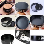 Set of 3 Nonstick Round Shape Cake Mould Cake Pan for Baking Cake at home - Image 3