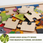 24 PCS Wooden Educational Puzzle Toy For Early Learning - Image 5