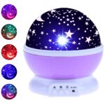 LED Rotating Night Light Projector Children USB Projector Lamp