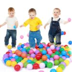 Pack of 50Pcs Colorful Balls Soft Plastic Ocean Balls Baby Kid Swim Toy High Quality Bath Toy