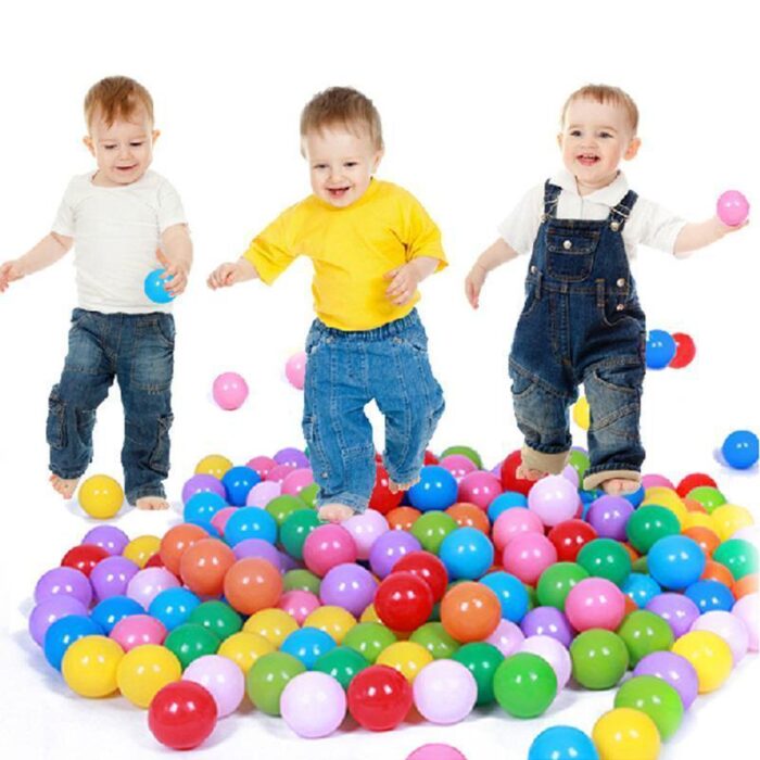 Pack of 50Pcs Colorful Balls Soft Plastic Ocean Balls Baby Kid Swim Toy High Quality Bath Toy - Image 1