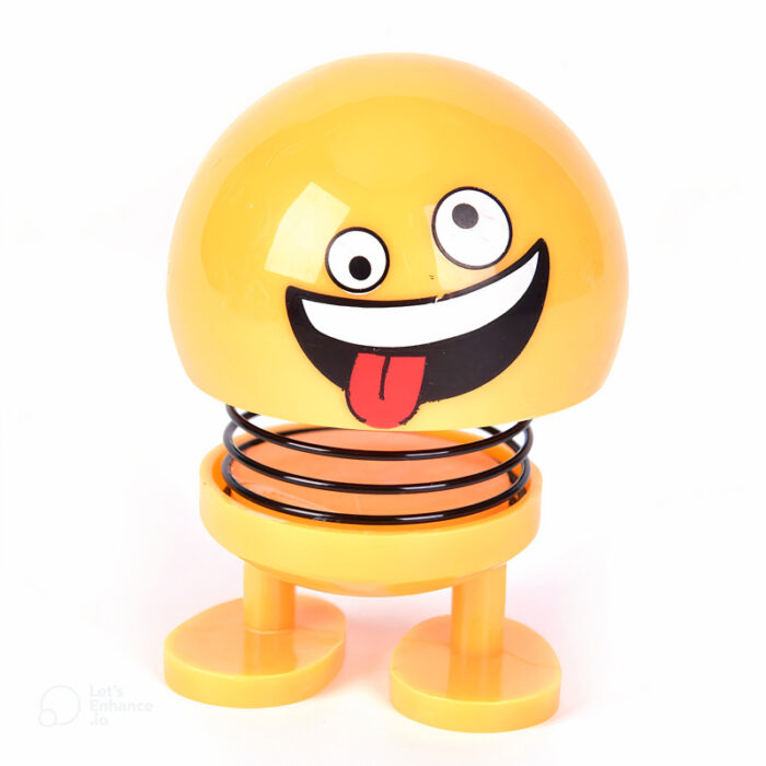 Pack Of 4 Cute Funny Shaking Head Dolls Spring Bouncing Car Pendant Dolls Car Decoration Funny Toys - Image 4