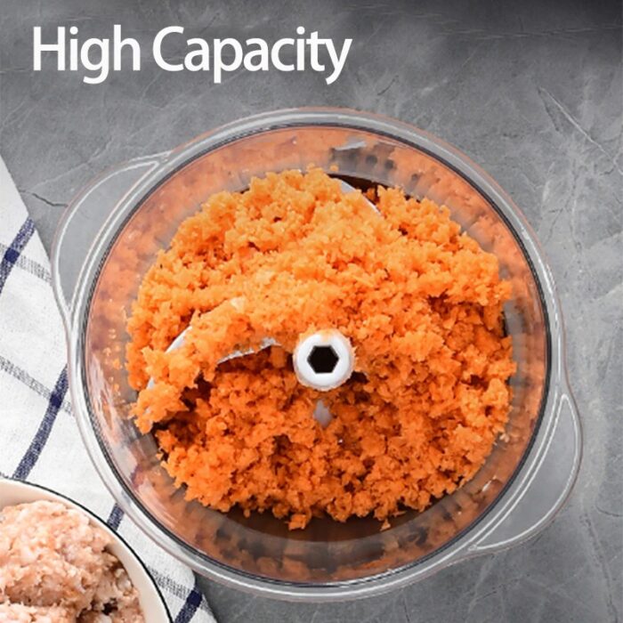 Four Blade Hand Pressure Vegetable Grinder Manual Kitchen Chopper Garlic Masher - Image 5