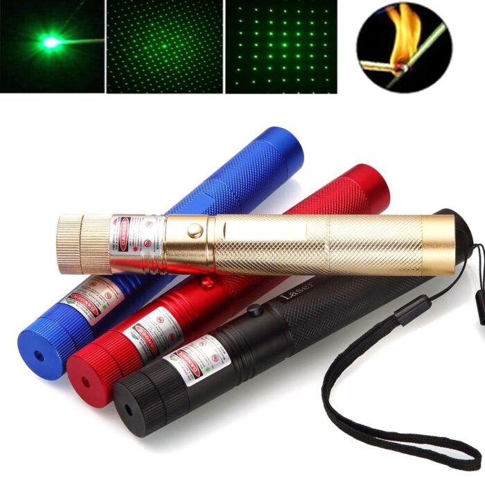 Multifunctional High Quality Green Laser Pointer Pen With Safety Lock Key - Image 9