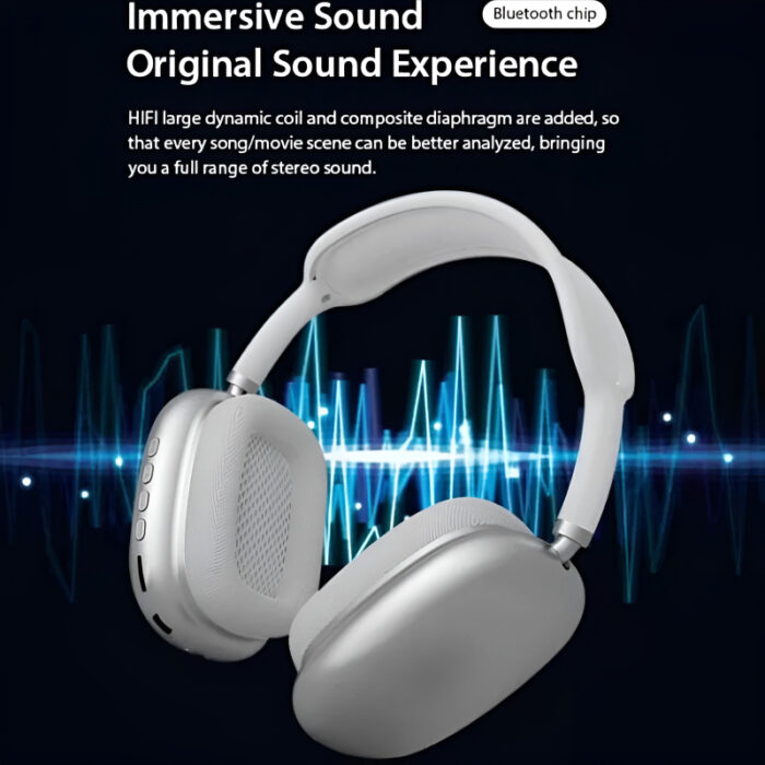 P9 Bluetooth Wireless Noise-Cancelling Stereo Headphones with Mic for Sports & Gaming - Image 6
