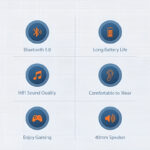 P9 Bluetooth Wireless Noise-Cancelling Stereo Headphones with Mic for Sports & Gaming - Image 25