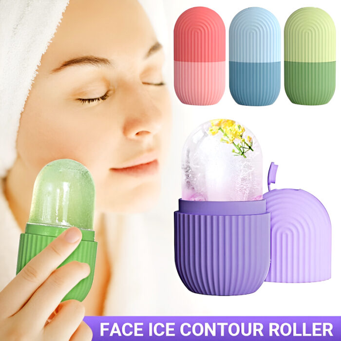 Easy Use Multi-Purpose Mini Silicone Facial Ice Roller for Ultimate Skincare - Image 2