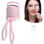 Compact and Rechargeable Mini Electric Eyelash Curler for Quick Long-Lasting Curling Ideal Tool for Women - Image 7