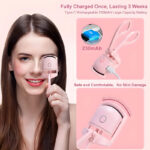 Compact and Rechargeable Mini Electric Eyelash Curler for Quick Long-Lasting Curling Ideal Tool for Women - Image 2