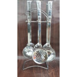 7pcs Stainless Steel Cutlery Set With Holder Stand High Quality - Image 4