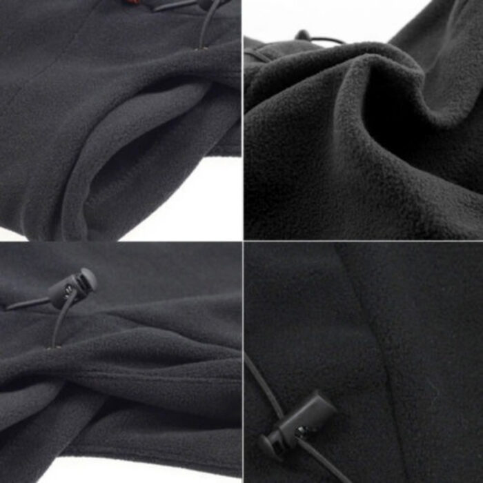 Pack Of 2 Pcs 6 In 1 Unisex Winter Fleece Thermal Balaclava Ski Snood Hood Neck Warmer Hats - Image 6