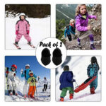 Pack Of 2 Pcs 6 In 1 Unisex Winter Fleece Thermal Balaclava Ski Snood Hood Neck Warmer Hats - Image 8