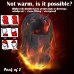 Pack Of 2 Pcs 6 In 1 Unisex Winter Fleece Thermal Balaclava Ski Snood Hood Neck Warmer Hats - Image 9