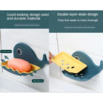 Pack Of 3 Fish-Shaped Double-Layer Adhesive Waterproof Soap Bar Holder Stand Rack For Bathroom, Shower, And Kitchen Walls - Image 14